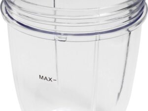 500ml Dparts beker geschikt voor NutriBullet - voor 600W / 900W Original & PRO series - 18oz Blender Short Cup Nutri Bullet Blend Los Klein Blenderbeker