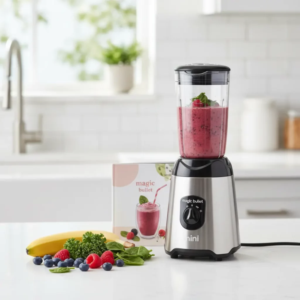 Magic Bullet Mini compacte blender met beker en messen