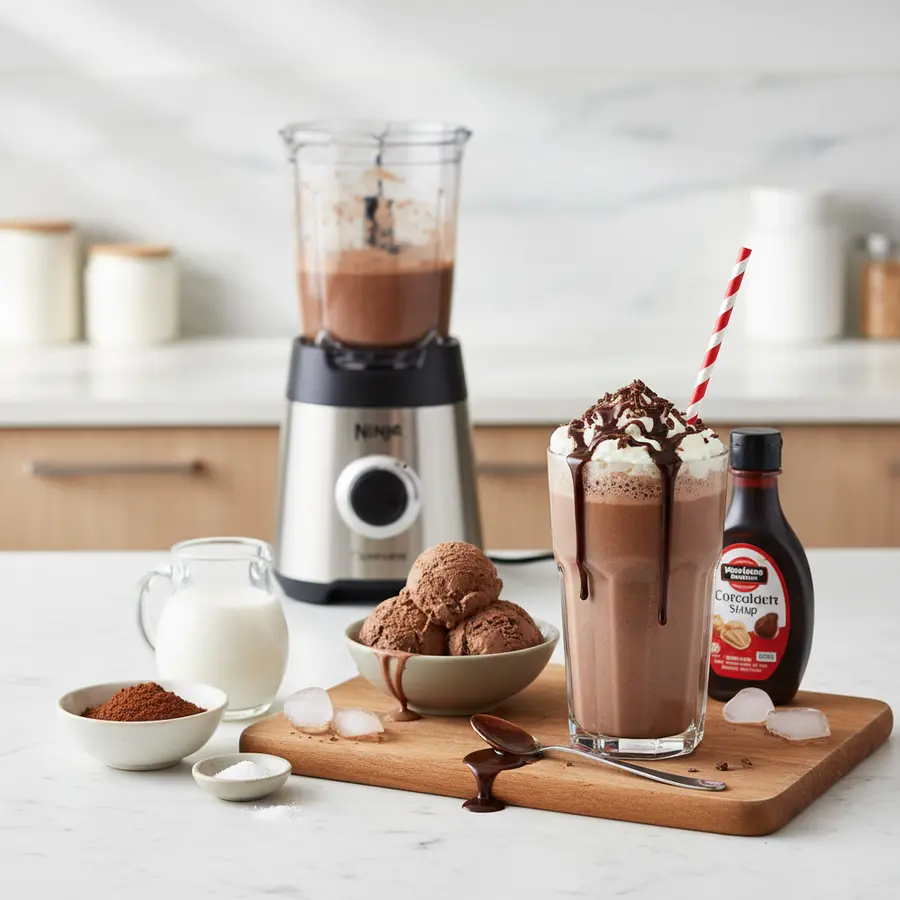 Milkshake chocolade - miniblender.nl