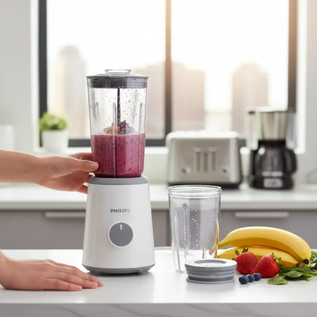 Philips HR2603 keukenblender met glazen kan