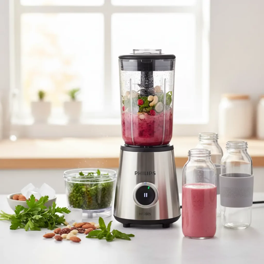 Philips HR2605 staafmixer met mengbeker en roestvrijstalen garde