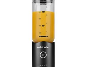 Nutribullet FLEX - Portable Blender - Blender To Go - Draagbare Blender - Oplaadbare Blender - 590 ml To Go Beker incl. Draaghengsel - Zwart