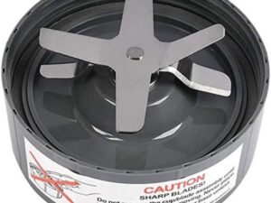Vervangend extractormes - grijs --geschikt voor NutriBullet 600W / 900W Pro Extractor Blade-serie - met siliconen rubberen pakking en afdichtring -- geschikt voor NutriBullet Blender Blade Vervangende Onderdelen - 10*10*4cm