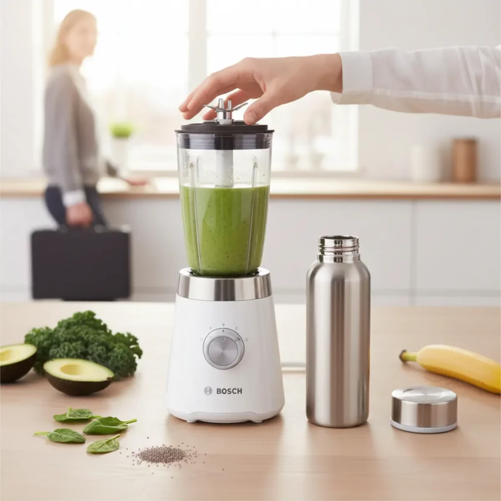 Bosch VitaStyle Mixx2Go compacte draagbare blender met mixbekers